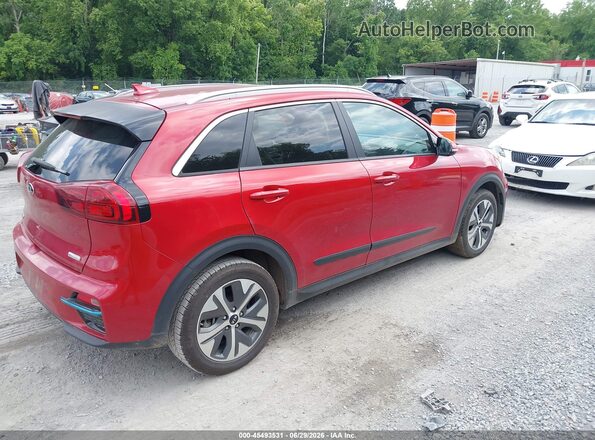 KNDCE3LG9L5073190 2020 KIA NIRO EV Темно-бордовый Задняя правая четверть