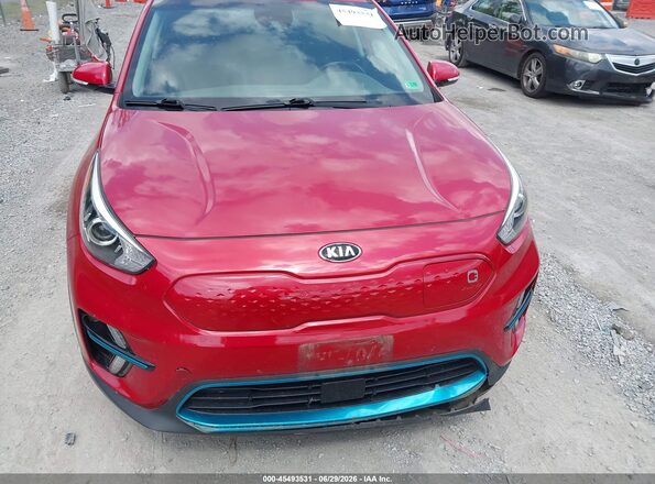KNDCE3LG9L5073190 2020 KIA NIRO EV Темно-бордовый Вид щитка приборов