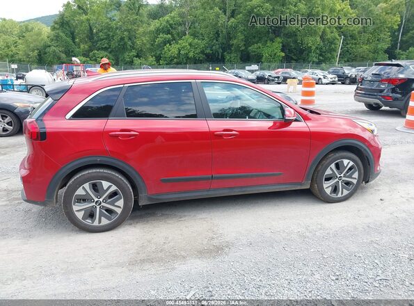 KNDCE3LG9L5073190 2020 KIA NIRO EV Темно-бордовый Вид задней части салона