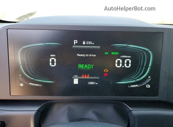 KNDCP3LE1T5332974 2026 KIA NIRO Gray Vista del cuadro de instrumentos