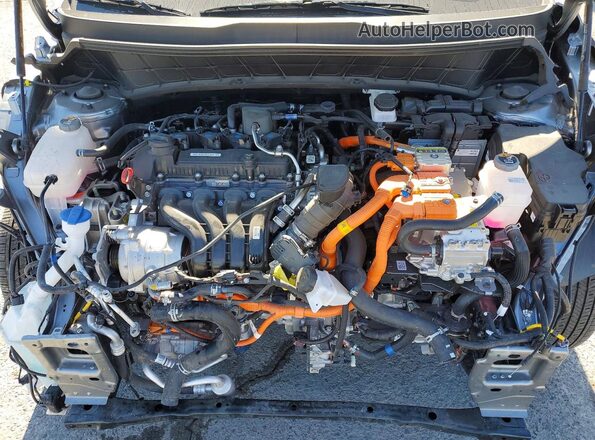 KNDCP3LE1T5332974 2026 KIA NIRO Gray Vista del compartimento del motor