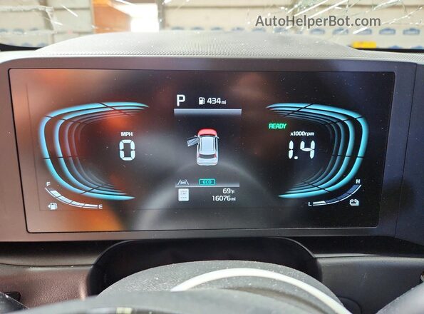 KNDCP3LE3T5332510 2026 KIA NIRO Gray Instrument cluster view