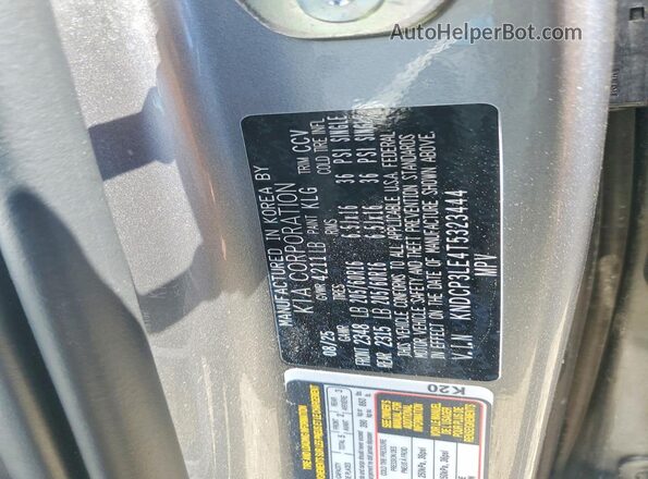 KNDCP3LE4T5323444 2026 KIA NIRO Gray 