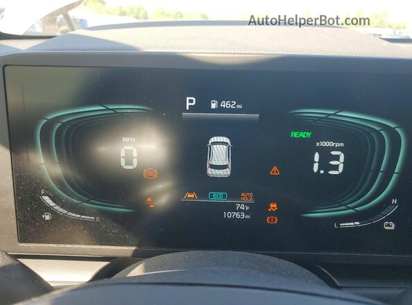 KNDCP3LE5T5322738 2026 KIA NIRO Silver Instrument cluster view