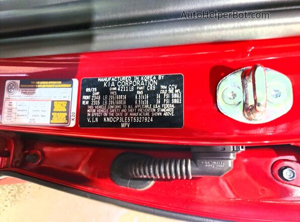 KNDCP3LE5T5327924 2026 KIA NIRO Red 