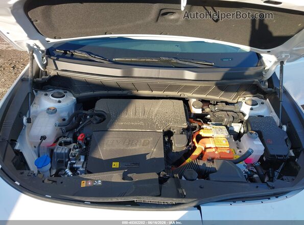 KNDCP3LE6S5287934 2025 KIA NIRO White Widok z tyłu