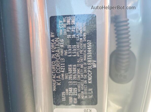 KNDCP3LE8T5344507 2026 KIA NIRO Gray 