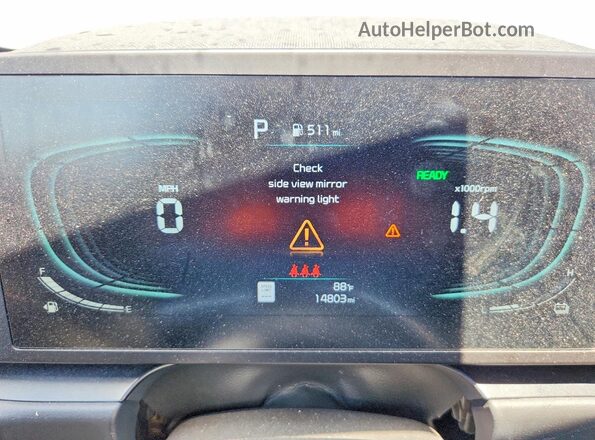 KNDCP3LE9T5329840 2026 KIA NIRO Gray Vista del cuadro de instrumentos