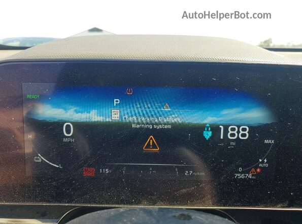 KNDCR3L17R5085945 2024 KIA NIRO Gray Вид щитка приладів