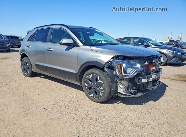 KNDCR3L17R5085945 2024 KIA NIRO Gray Передня права чверть