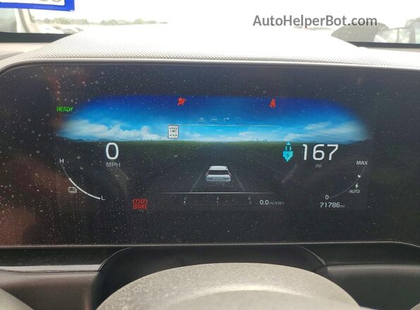 KNDCR3L17R5108317 2024 KIA NIRO Gray ხელსაწყოთა პანელის ხედი