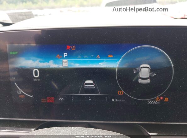 KNDCR3L18S5140621 2025 KIA NIRO EV Gray Widok tylnych siedzeń