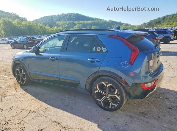 KNDCR3LE0P5037929 2023 KIA NIRO Blue Trasero izquierdo