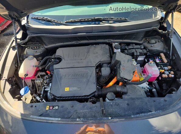 KNDCR3LE0P5099718 2023 KIA NIRO Gray უკანა სალონის ხედი
