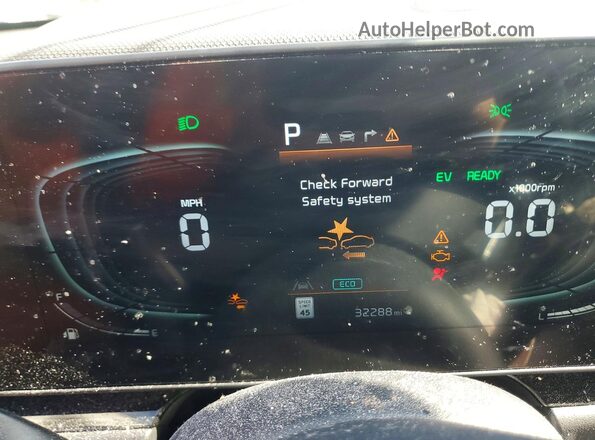 KNDCR3LE0R5182570 2024 KIA NIRO Blue Սարքավորումների վահանակի տեսք