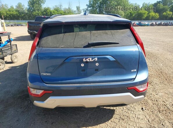 KNDCR3LE0R5182570 2024 KIA NIRO Blue Հետևի տեսք