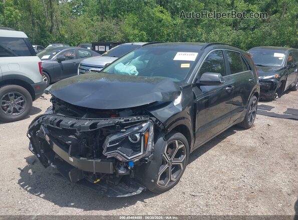 KNDCR3LE1S5213315 2025 KIA NIRO Gray წინა მარცხენა ხედი სამი მეოთხედიდან