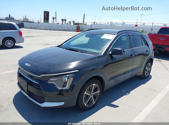 KNDCR3LE2P5050603 2023 KIA NIRO Black წინა მარცხენა ხედი სამი მეოთხედიდან