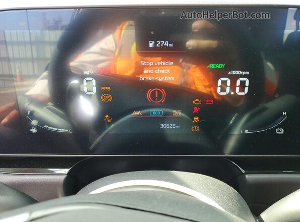 KNDCR3LE3S5218063 2025 KIA NIRO Black Instrument cluster view