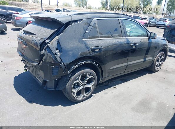 KNDCR3LE7S5239966 2025 KIA NIRO Black უკანა მარჯვენა