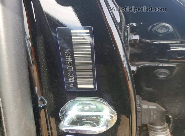 KNDCR3LEXR5144344 2024 KIA NIRO Black Vista de la etiqueta del VIN