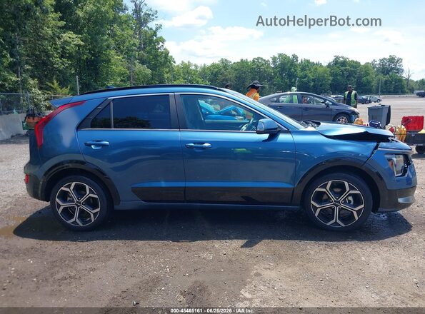 KNDCR3LEXR5197738 2024 KIA NIRO Blue Սալոնի հետևի տեսք