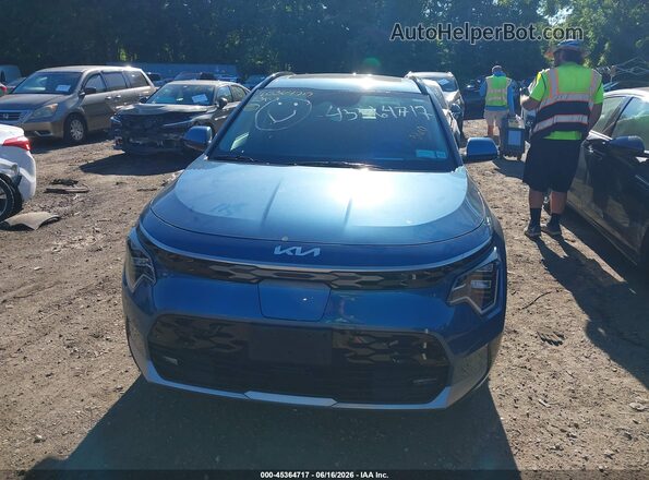 KNDCT3L13P5048454 2023 KIA NIRO EV Blue ხელსაწყოთა პანელის ხედი