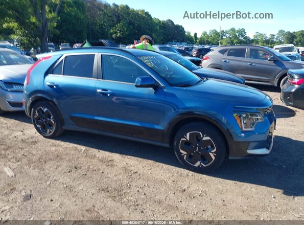 KNDCT3L13P5048454 2023 KIA NIRO EV Blue უკანა სალონის ხედი