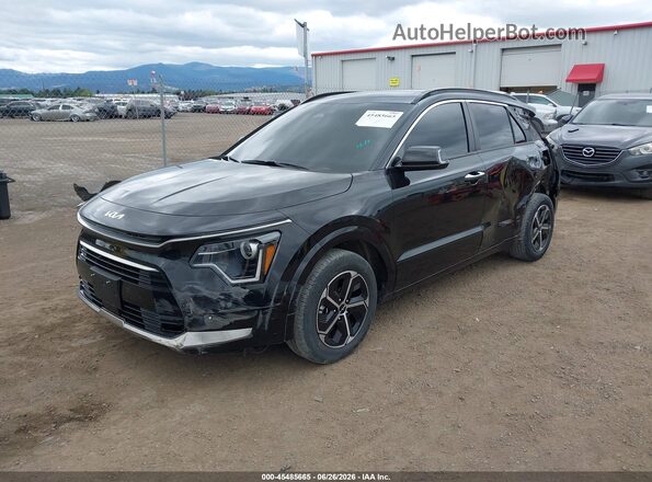 KNDCT3LE0P5090776 2023 KIA NIRO Черный Передняя левая четверть