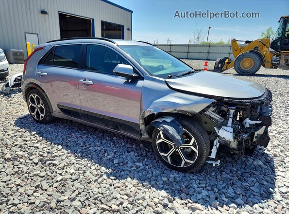 KNDCT3LE3P5040440 2023 KIA NIRO Gray Передня права чверть