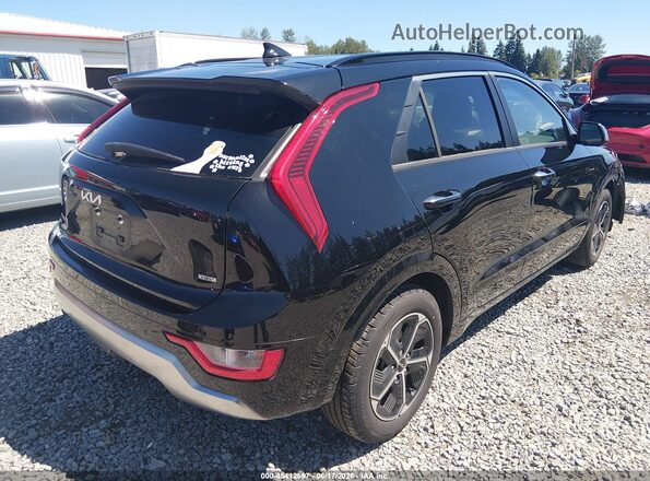 KNDCT3LE7P5036648 2023 KIA NIRO Черный Задняя правая четверть