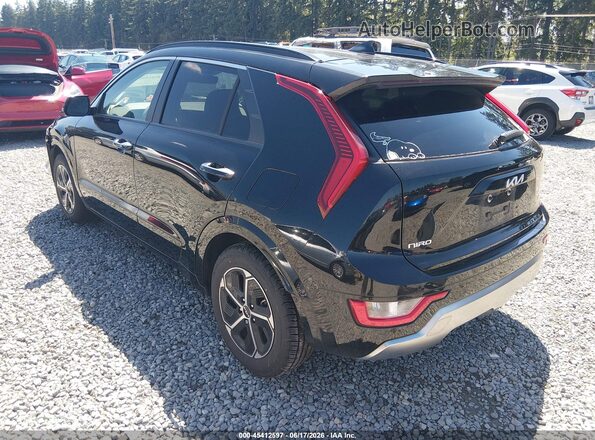 KNDCT3LE7P5036648 2023 KIA NIRO Черный Задняя левая четверть