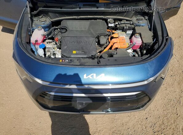 KNDCT3LEXS5217512 2025 KIA NIRO Blue Widok wnętrza z tyłu