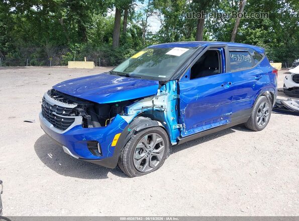 KNDEPCAA0R7512971 2024 KIA SELTOS Синий Передняя левая четверть