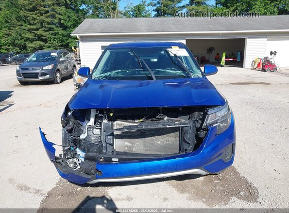 KNDEPCAA1M7136807 2021 KIA SELTOS Blue Вид щитка приладів