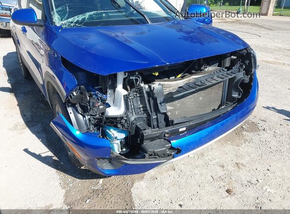 KNDEPCAA1M7136807 2021 KIA SELTOS Blue Вид спереду