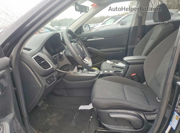 KNDEPCAA2M7143264 2021 KIA SELTOS Black წინა სალონის ხედი