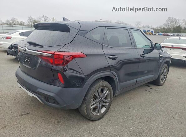KNDEPCAA2M7143264 2021 KIA SELTOS Black უკანა მარჯვენა