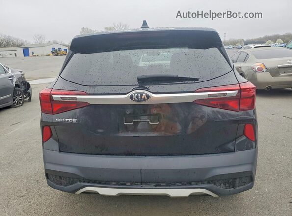 KNDEPCAA2M7143264 2021 KIA SELTOS Black უკანა ხედი