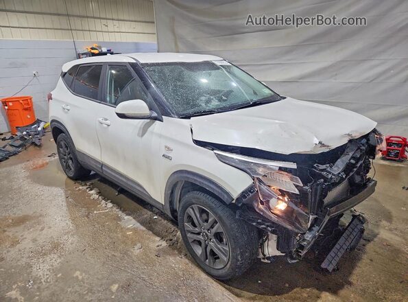 KNDEPCAA5M7202288 2021 KIA SELTOS White Передня права чверть