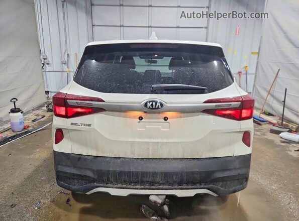 KNDEPCAA5M7202288 2021 KIA SELTOS White Вид ззаду