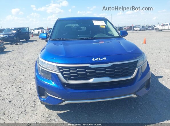 KNDEPCAA5N7333187 2022 KIA SELTOS Blue ხელსაწყოთა პანელის ხედი