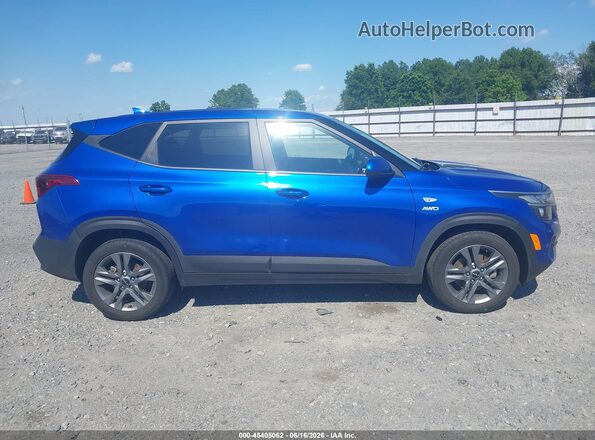 KNDEPCAA5N7333187 2022 KIA SELTOS Blue უკანა სალონის ხედი