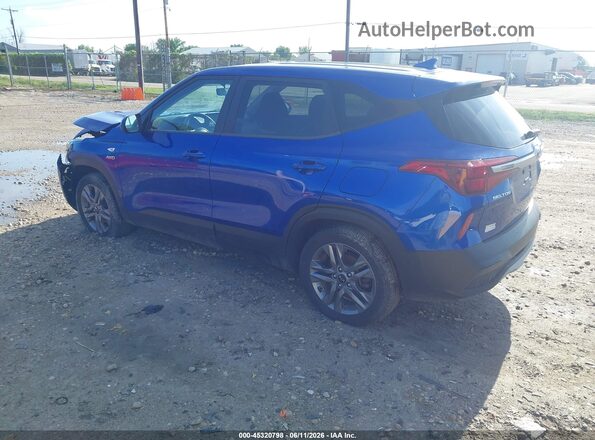 KNDEPCAA8M7178410 2021 KIA SELTOS Blue Rear left