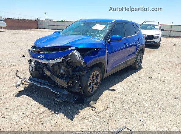 KNDEPCAA8R7640696 2024 KIA SELTOS Синий Передняя левая четверть