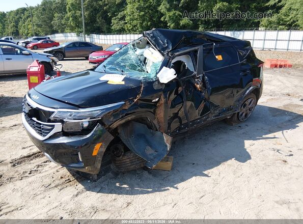KNDEPCAA9R7617797 2024 KIA SELTOS Black Vista tres cuartos delantera izquierda
