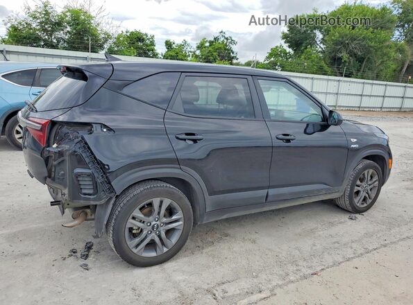 KNDEPCAAXM7047172 2021 KIA SELTOS Черный Задняя правая четверть