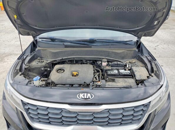 KNDEPCAAXM7047172 2021 KIA SELTOS Черный Вид задней части салона