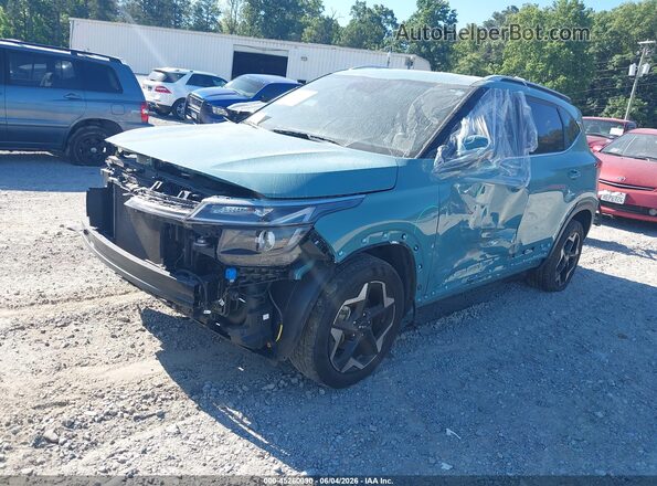 KNDER2AA6R7487661 2024 KIA SELTOS Blue წინა მარცხენა ხედი სამი მეოთხედიდან
