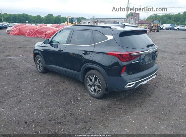 KNDERCAA2P7378875 2023 KIA SELTOS Черный Задняя левая четверть